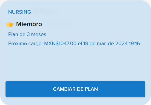Botón «administrar suscripción»