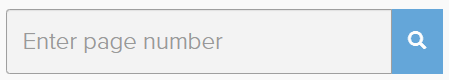 Text field to enter book page number you are searching
