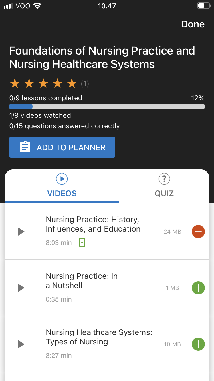 iOS app download interface